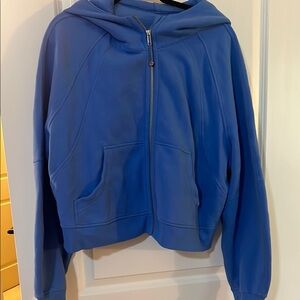 Lululemon Blue Zip-Up Scuba Hoodie